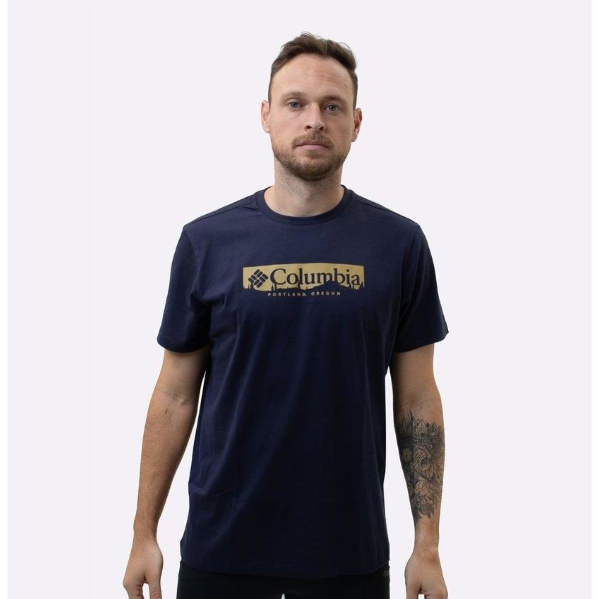 Camiseta Masculina Columbia CSC Box 321042 | Lojas Madalena