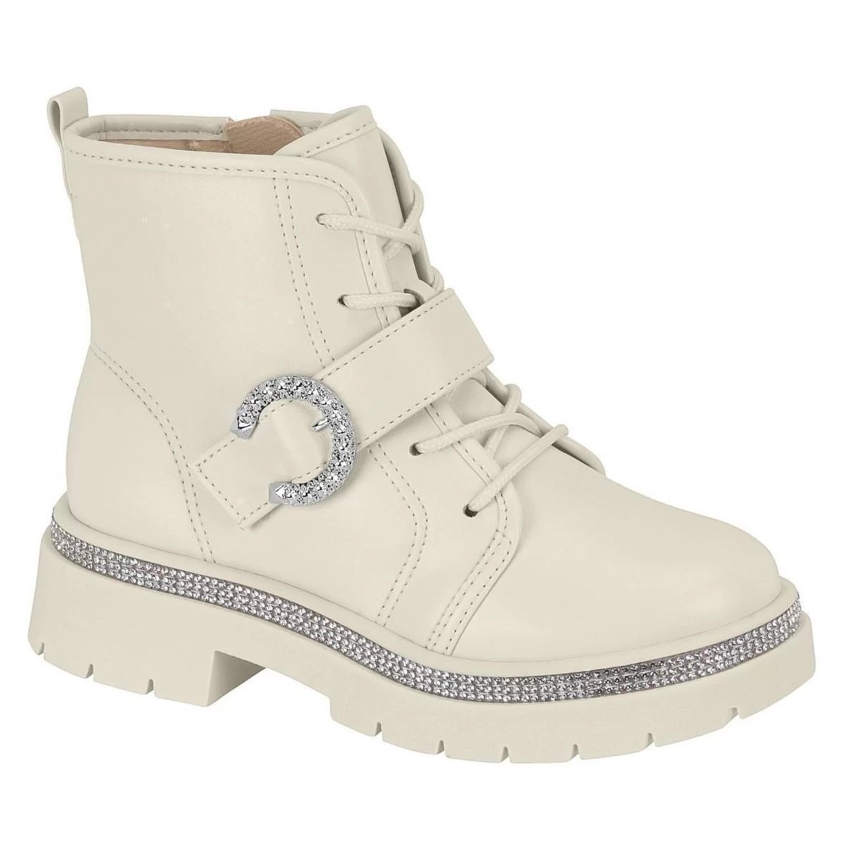 Bota coturno fashion infantil molekinha