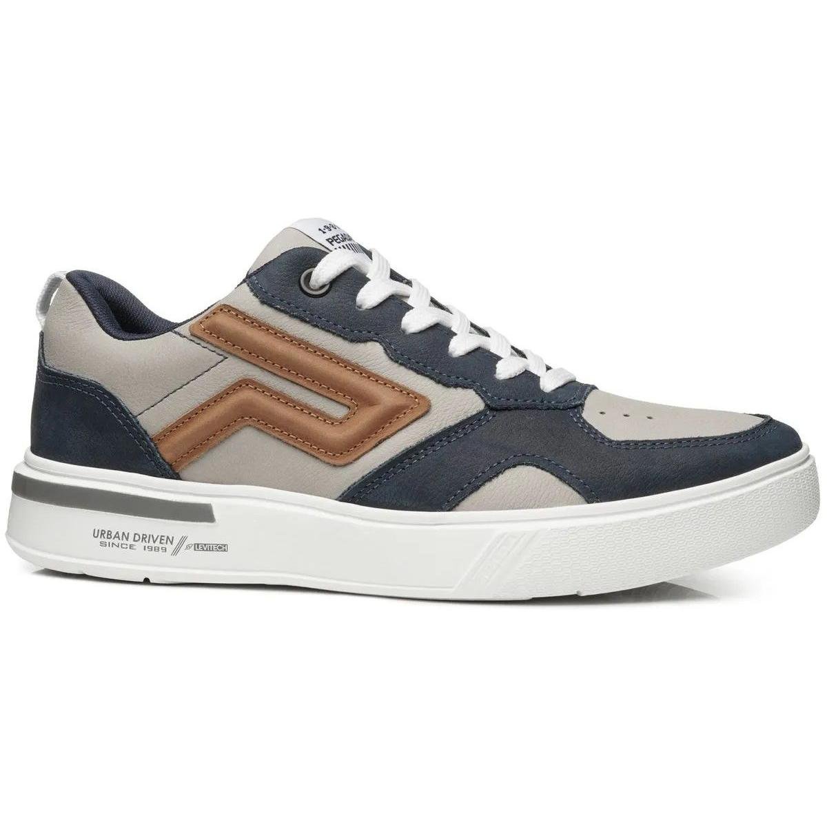 41招財鼠 Sapatênis Masculino Pegada Couro 111951 | Lojas Madalena