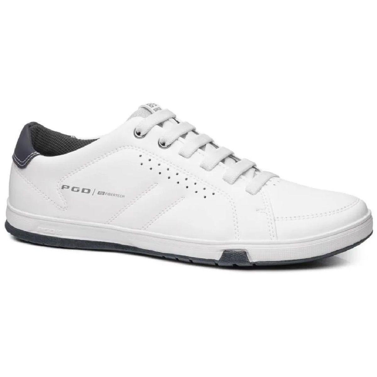 Pegada Comprar Tenis Masculino Branco Sapatênis Pegada Microfibra