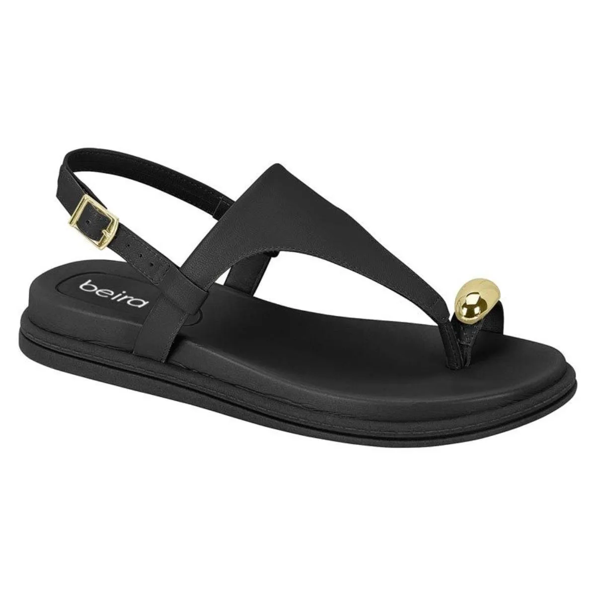 Sandália Rasteira Zattini Sandalias Beira Rio Sandalias