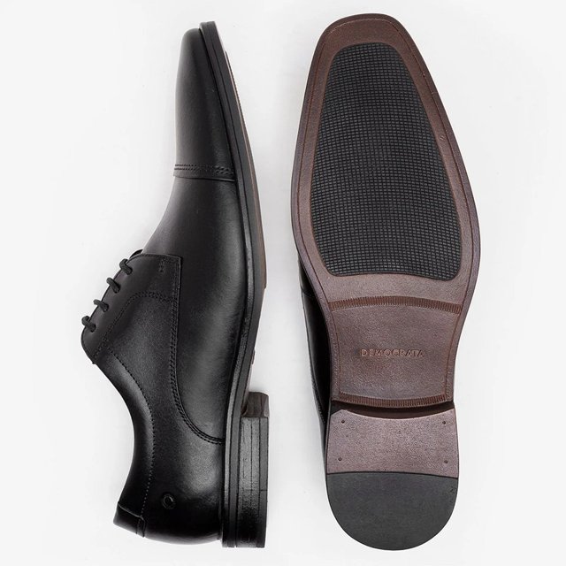 Sapato Social Democrata Couro Metropolitan Vega 055201-001 Lojas