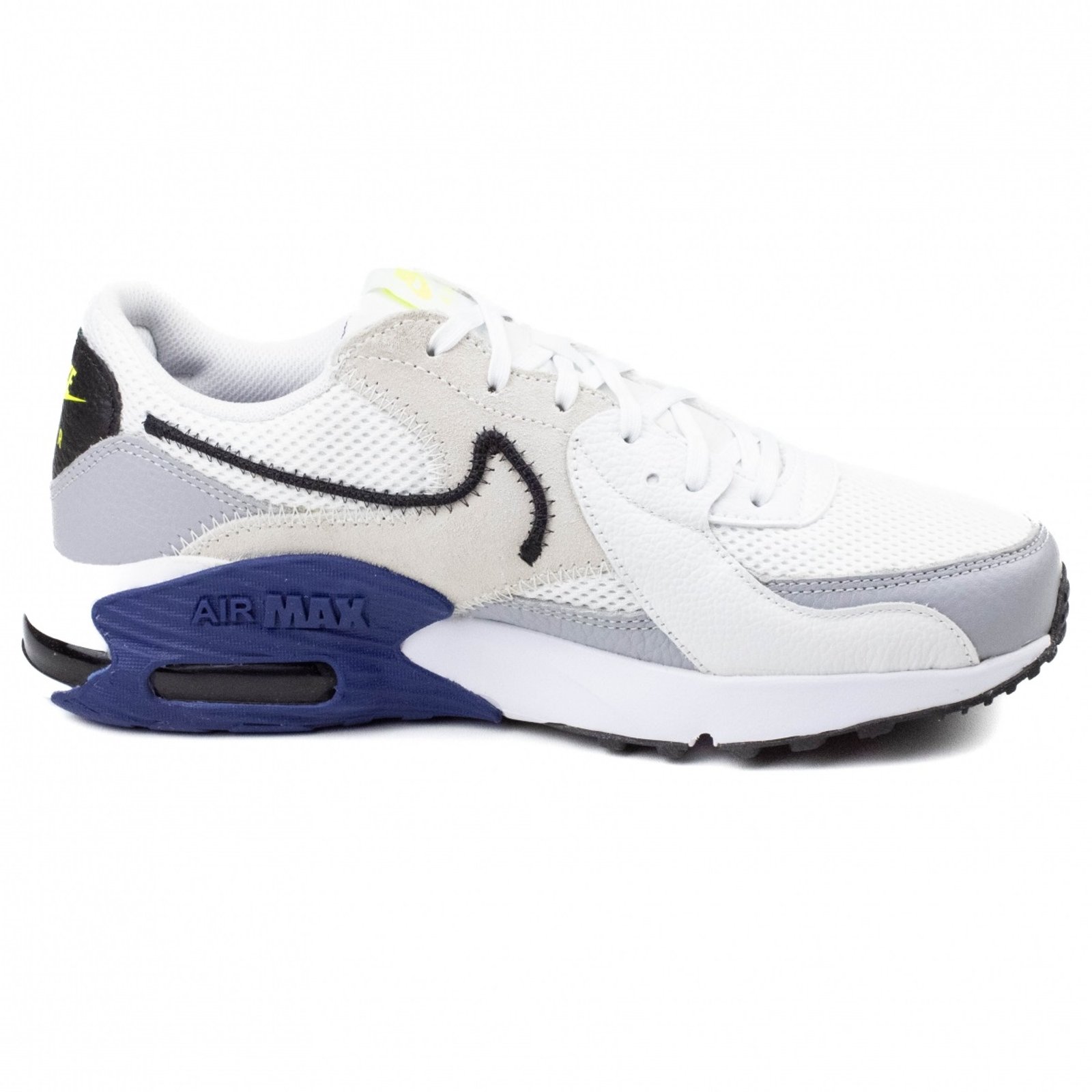 nike air max excee white black royal