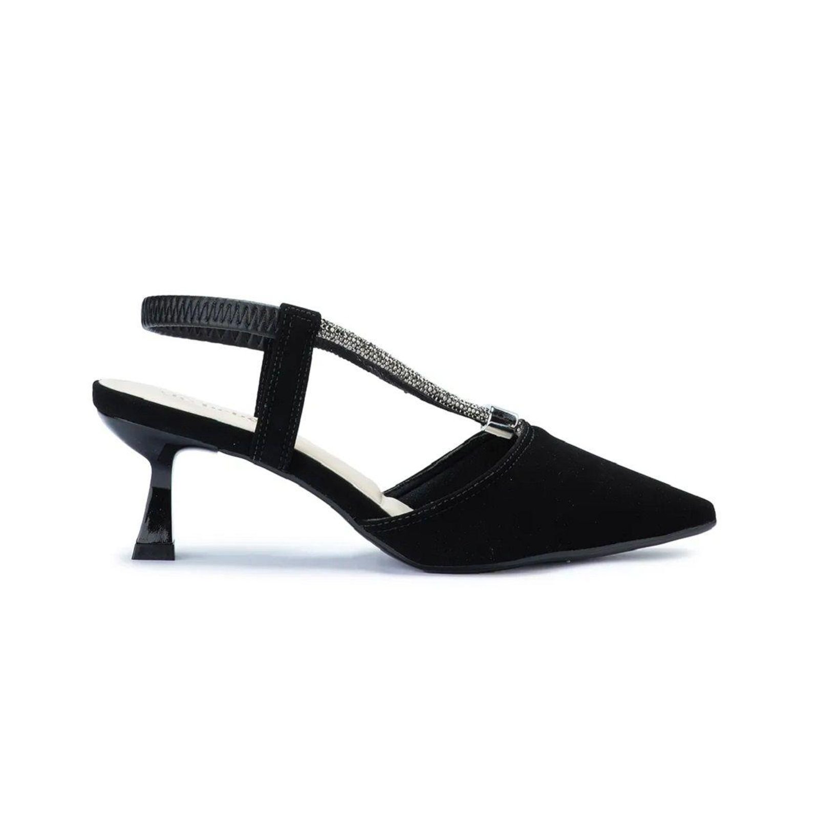 Sapato Feminino Bebecê Scarpin Slingback T3814-241 Lojas Madalena