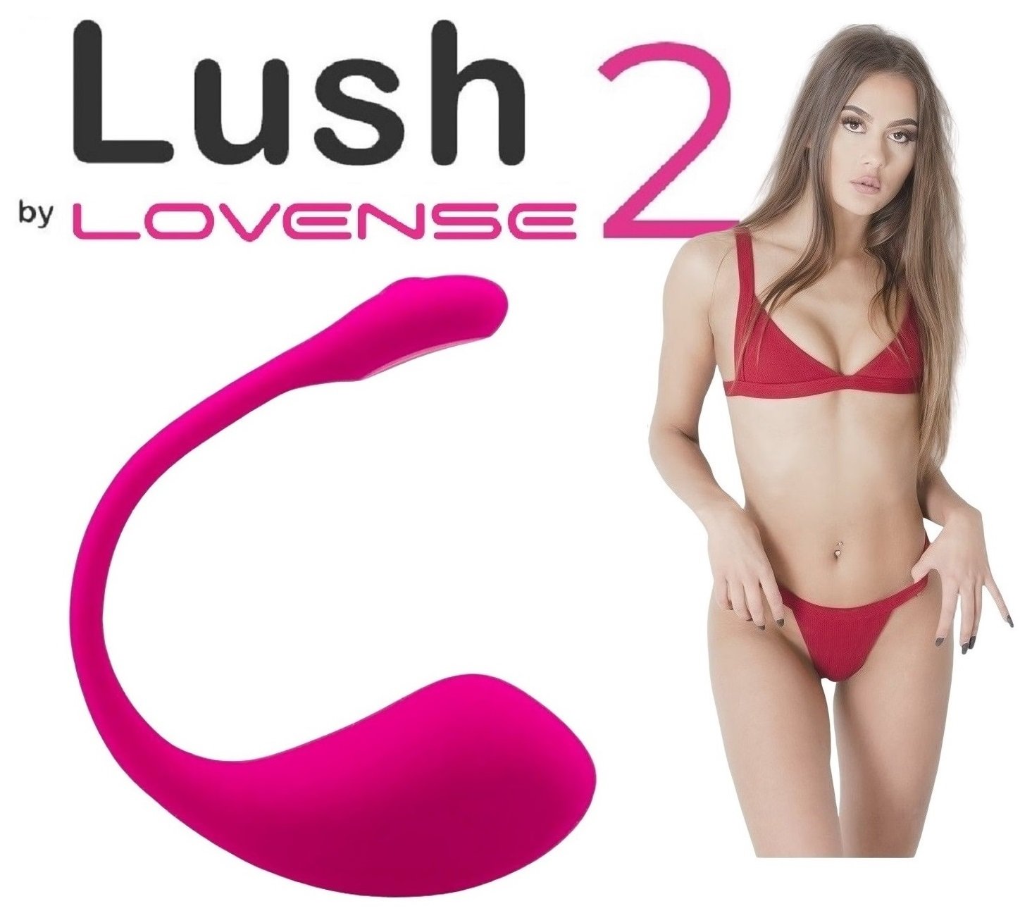 Lush 2 Lovense Vibrador Acionado Por Smartphone Ponto G Chaturbate! Cam Girl Toys