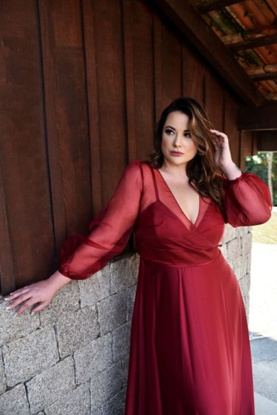 Roupa de online gala plus size