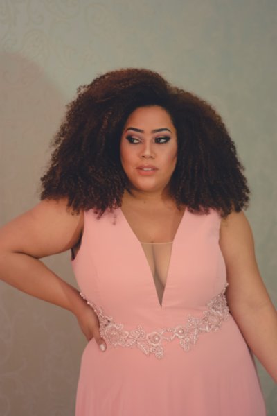 Modelo vestido de 2024 festa plus size