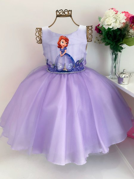 Vestido Princesa Sofia Luxo