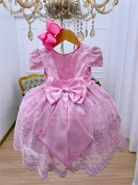 Vestido Infantil Festa Luxo Realeza Daminha Princesa Niver