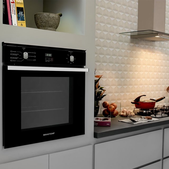 Forno de embutir elétrico Brastemp