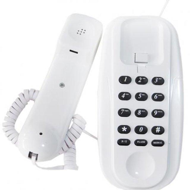 Telefone Unitel dedicado central portaria branco
