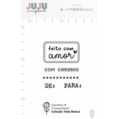 Carimbo M Juju Scrapbook Sorvetinho Coleção Tudo de Bom