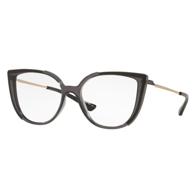 Óculos Grau Grazi GZ3095 Gatinho Cinza Escuro Translúcido