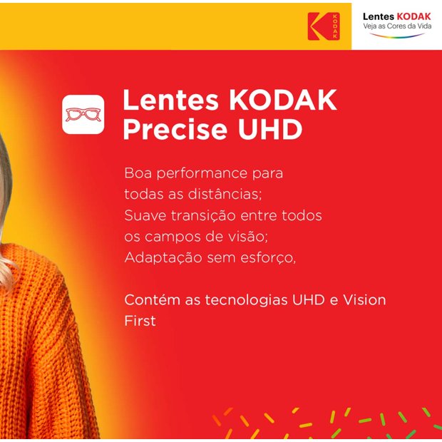 Lente Multifocal Kodak Precise UHD Digital Antirreflexo Trio Easy Clean ...