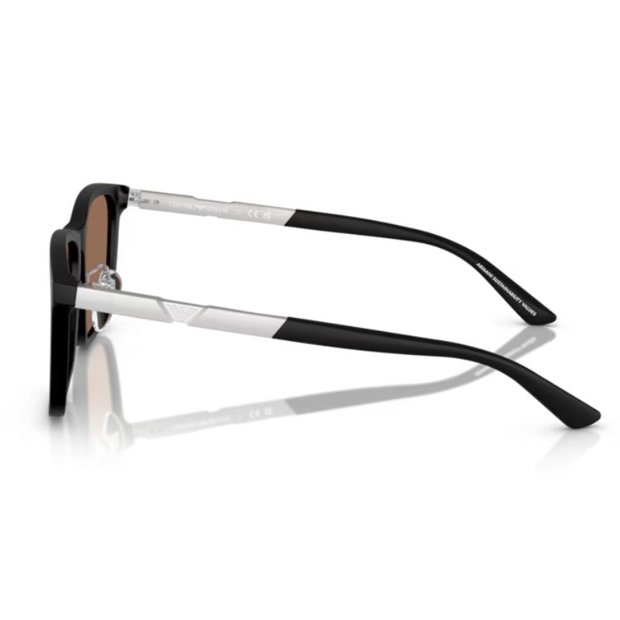 Óculos de Sol Empório Armani EA4241D Preto Fosco com Marrom