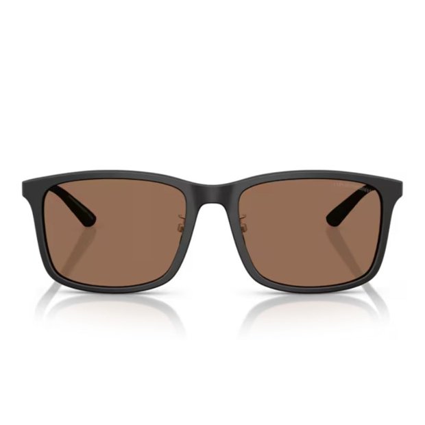 Óculos de Sol Empório Armani EA4241D Preto Fosco com Marrom