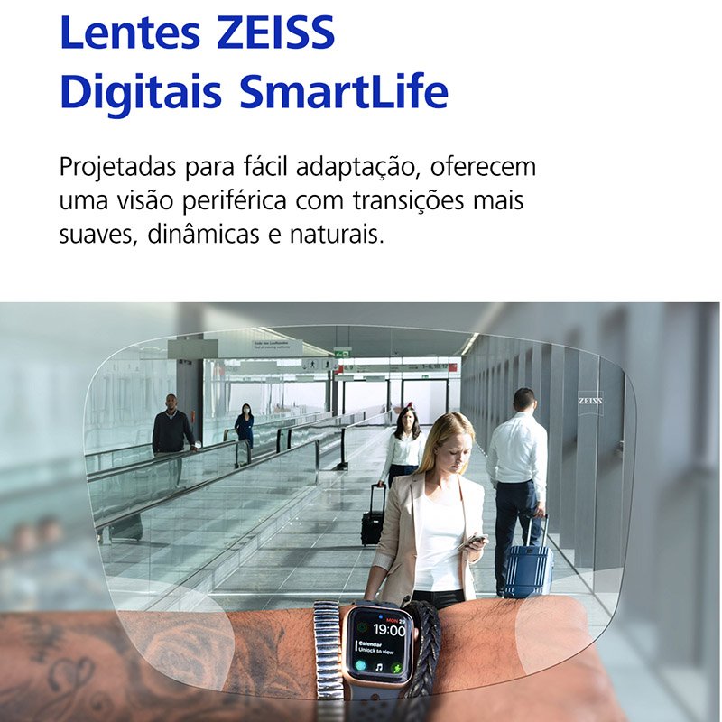 Lente Zeiss SmartLife Individual Digital 1.74 Duravision Platinum BlueGuard