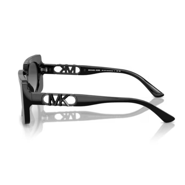 ☆ Muu Óculos de Sol Michael Kors MK2215 Bordeaux Preto Retangular