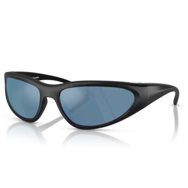 Óculos de Sol Curvado Arnette Nineteetwo AN4352 Preto Brilho