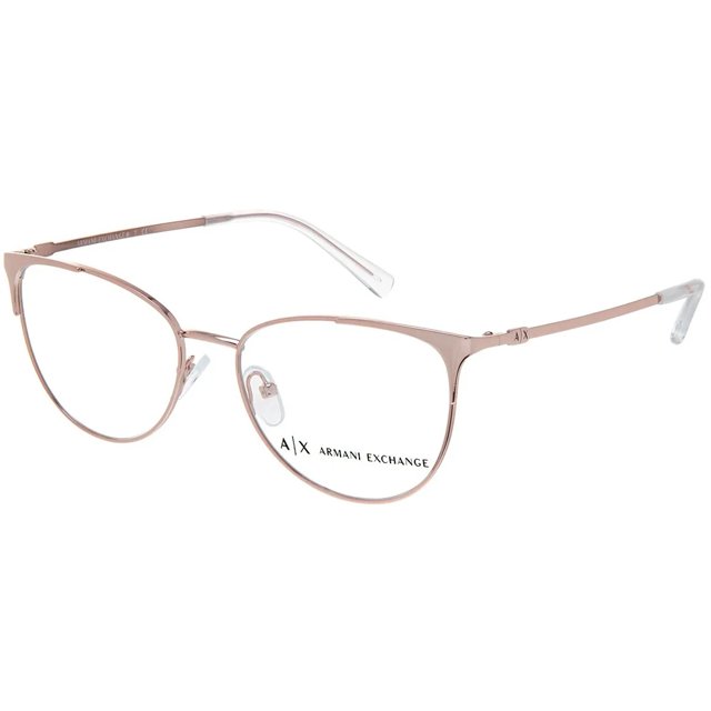 Óculos de Grau Feminino Armani Exchange AX1034 Dourado Rose | Univisão ...
