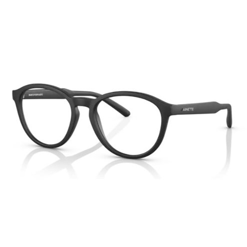 oculos-de-grau-arnette-an7218-redondo-preto-fosco-alta-miopia