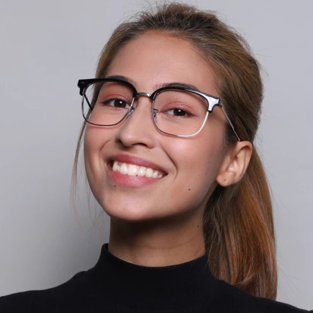 Óculos de Grau Ray Ban New Clubmaster RX7216 Preto com Prata