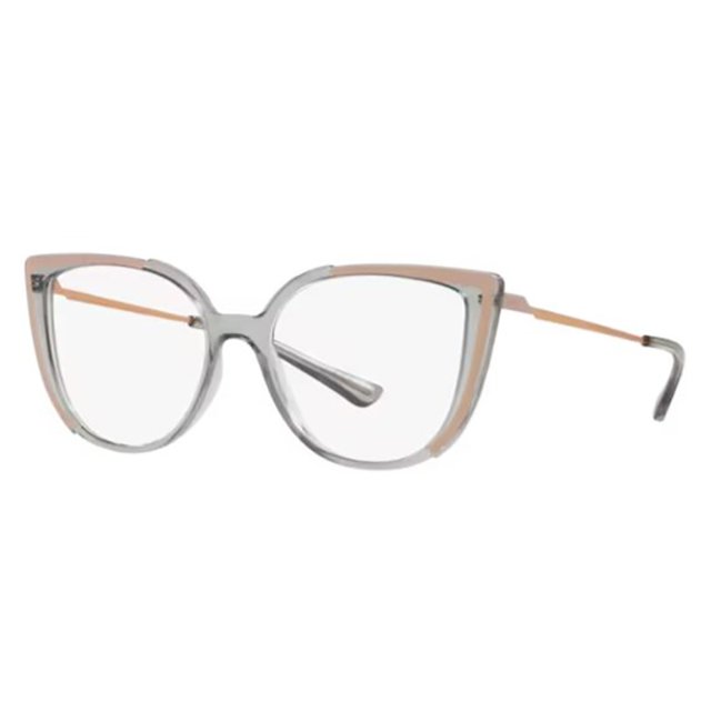 Óculos de Grau Feminino Grazi GZ3095 Gatinho Cinza Translucido