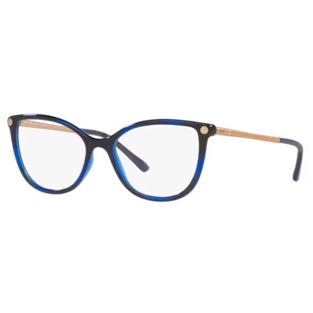 Óculos de Grau Feminino Grazi GZ3101 Azul Havana Brilho