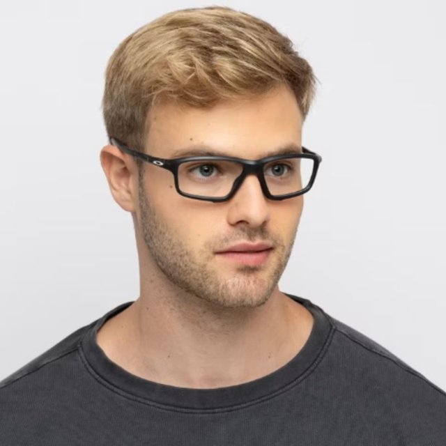 Óculos de Grau Masculino Oakley Crosslink Zero OX8076 Preto Fosco