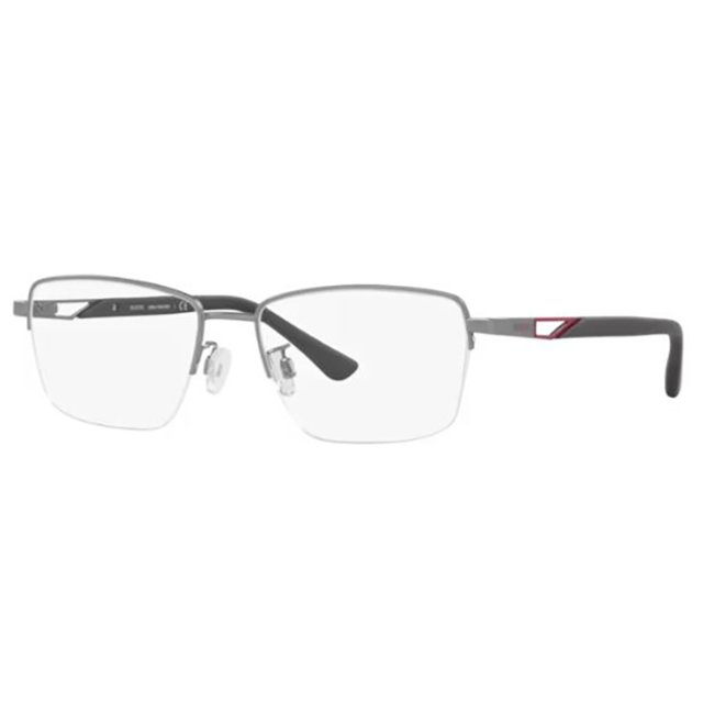 Óculos de Grau Masculino Platini P91213 Metal Chumbo Escuro
