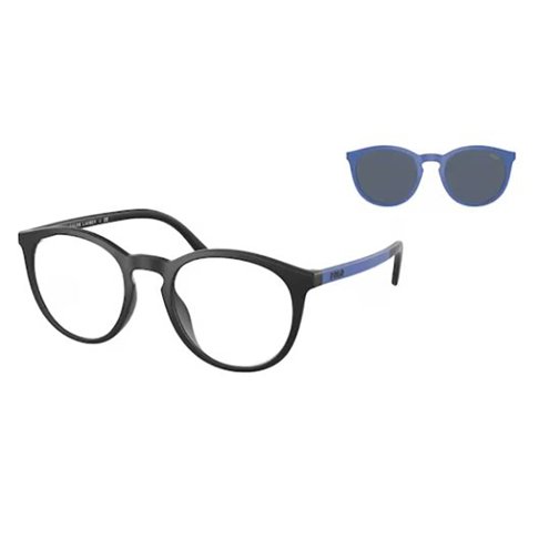 oculos-de-grau-polo-clipon-ph4183u-preto-com-azul-redondo