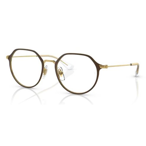 oculos-de-grau-rayban-infantil-ry1058-marrom-com-dourado