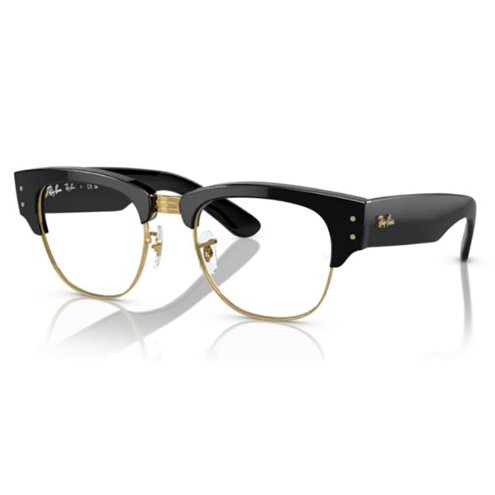 oculos-de-grau-rayban-mega-clubmaster-rx0316v-preto-dourado