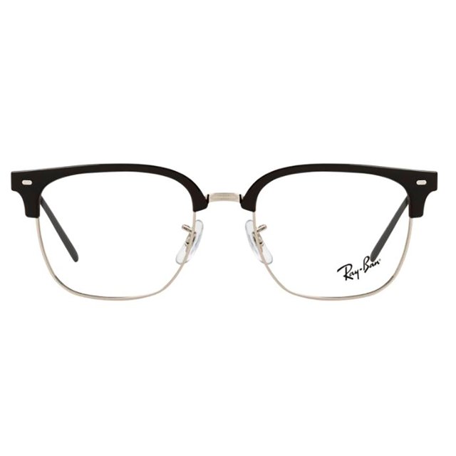 Óculos de Grau Ray Ban New Clubmaster RB7216 Preto com Prata