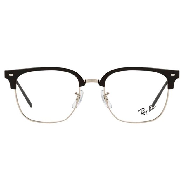 Óculos de Grau Ray Ban New Clubmaster RX7216 Preto com Prata