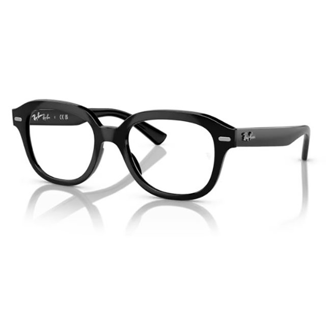 Óculos de Grau RayBan Erik RX7215 Preto Brilho Tamanho 51