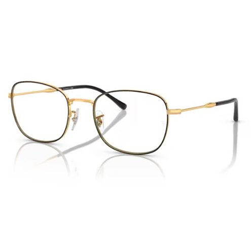oculos-de-grau-rayban-rx6497l-metal-preto-com-dourado-original-lancamento