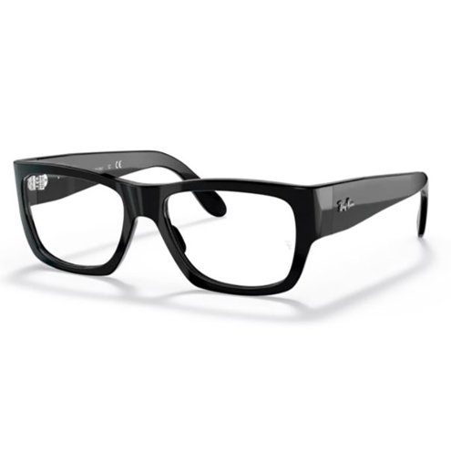 oculos-de-grau-rayban-wayfarer-nomad-rx5487-preto-brilho