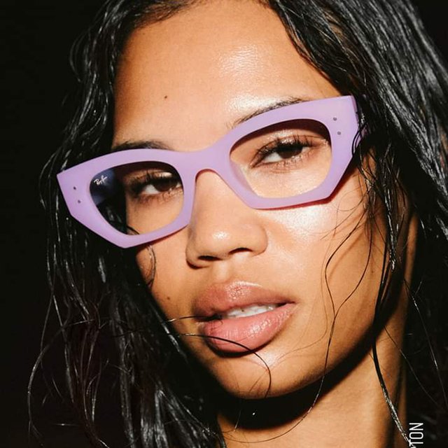 Óculos de Grau RayBan Zena RX7330 Lilás Tamanho 52 | Univisão Ótica