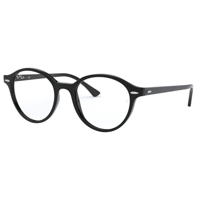 Óculos de Grau Ray Ban Dean Redondo RX7118 Preto Brilho