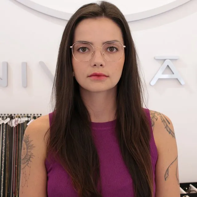 Óculos de Grau Vogue VO4178 Dourado Rose Metal | Univisão Ótica