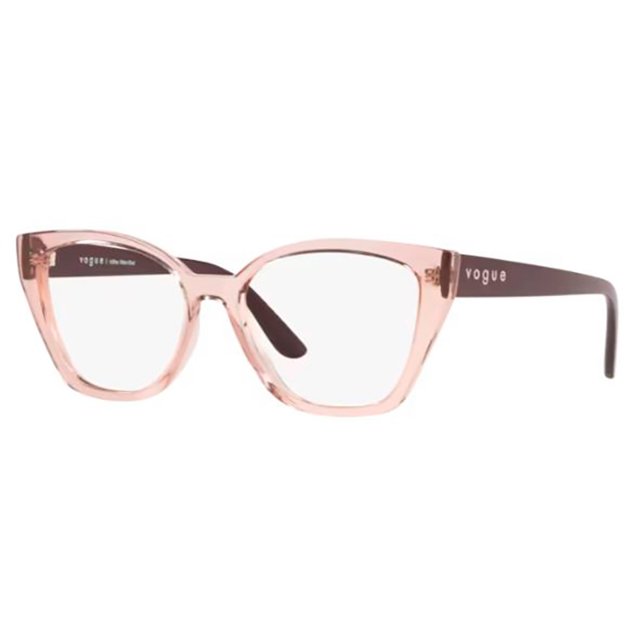Óculos de Grau Vogue VO5416L Gatinho Rosa Translucido