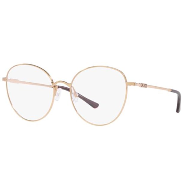 Óculos de Grau Grazi GZ1023 Redondo Metal Dourado Feminino