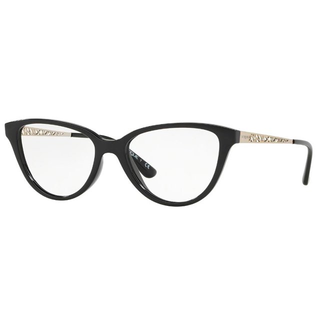 Óculos de Grau Vogue VO5258 Acetato Preto Brilho Gatinho