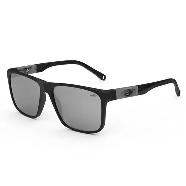 miyopi Óculos de Sol Mormaii Tokyo Quadrado M0115 Preto Fosco Espelhado