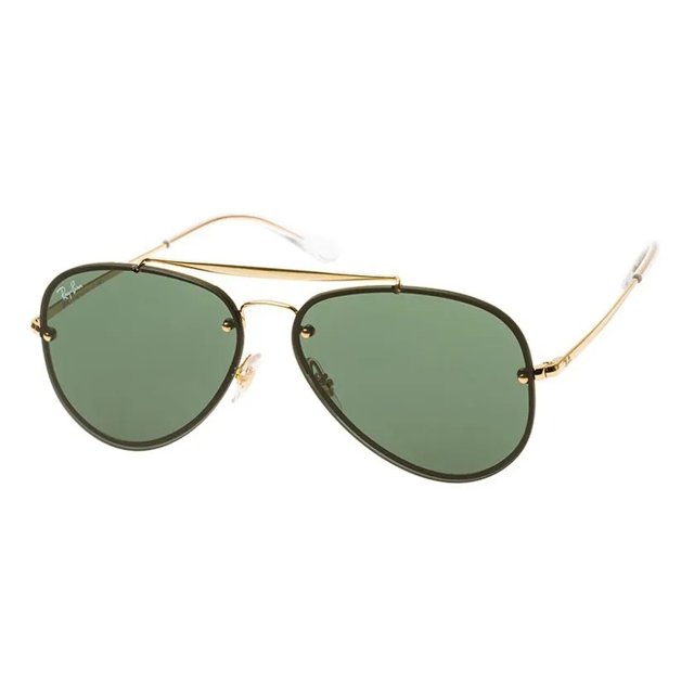 Óculos de Sol Ray Ban RB3584N Blaze Aviator Dourado Tamanho 58
