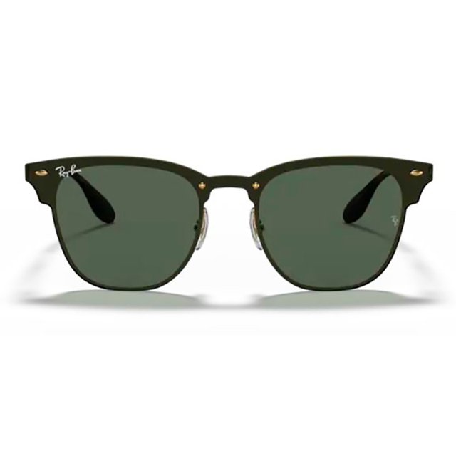 Óculos de Sol Ray Ban Blaze Clubmaster RB3576N Dourado Dark Green