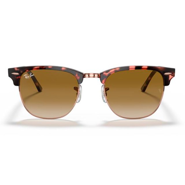 Óculos de Sol RayBan Clubmaster RB3016 Marrom Havana Rosa