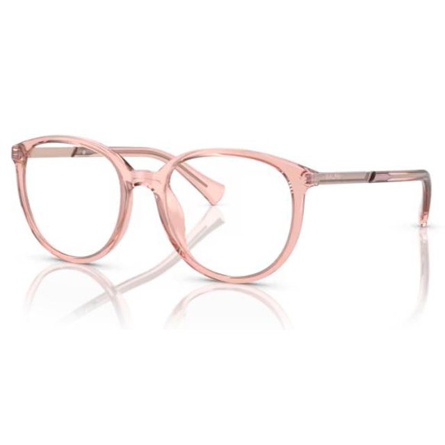 Óculos de Grau Ralph Lauren RA7149 Rosa Translúcido Redondo