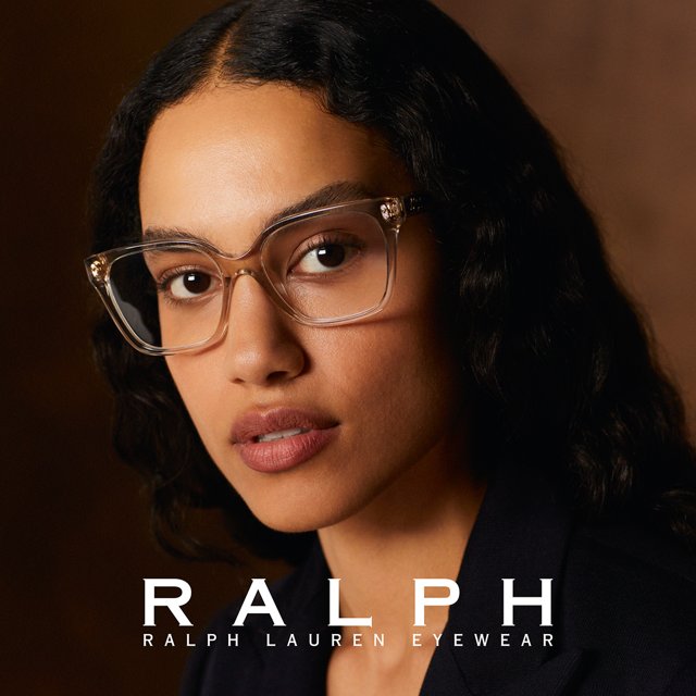 Armação de Óculos Feminina Ralph Lauren RA7158U Bege Transparente